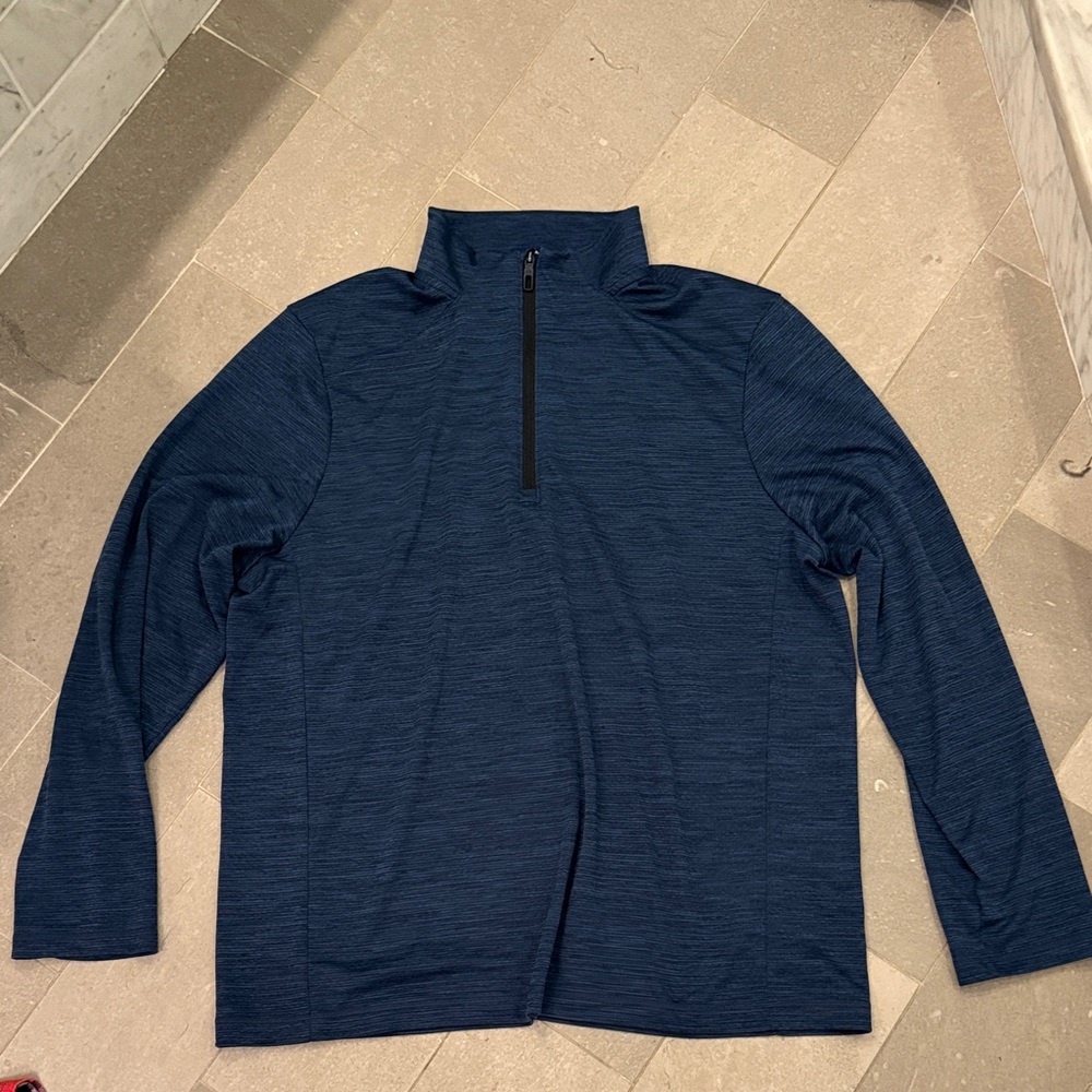 Vineyard Vines Navy Blue Quarter-Zip Pullover